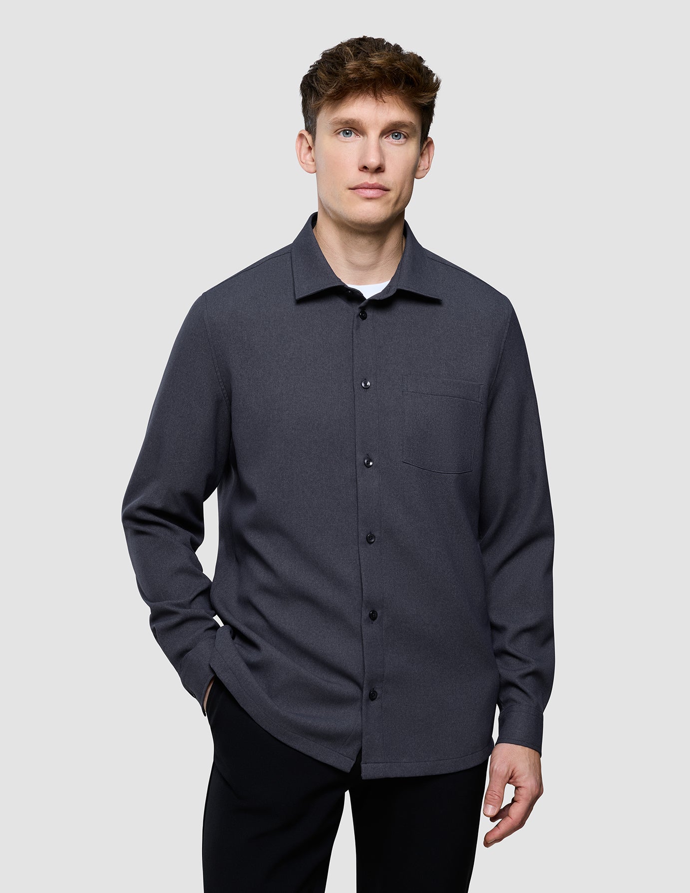 Effortless Shirt Dark Grey